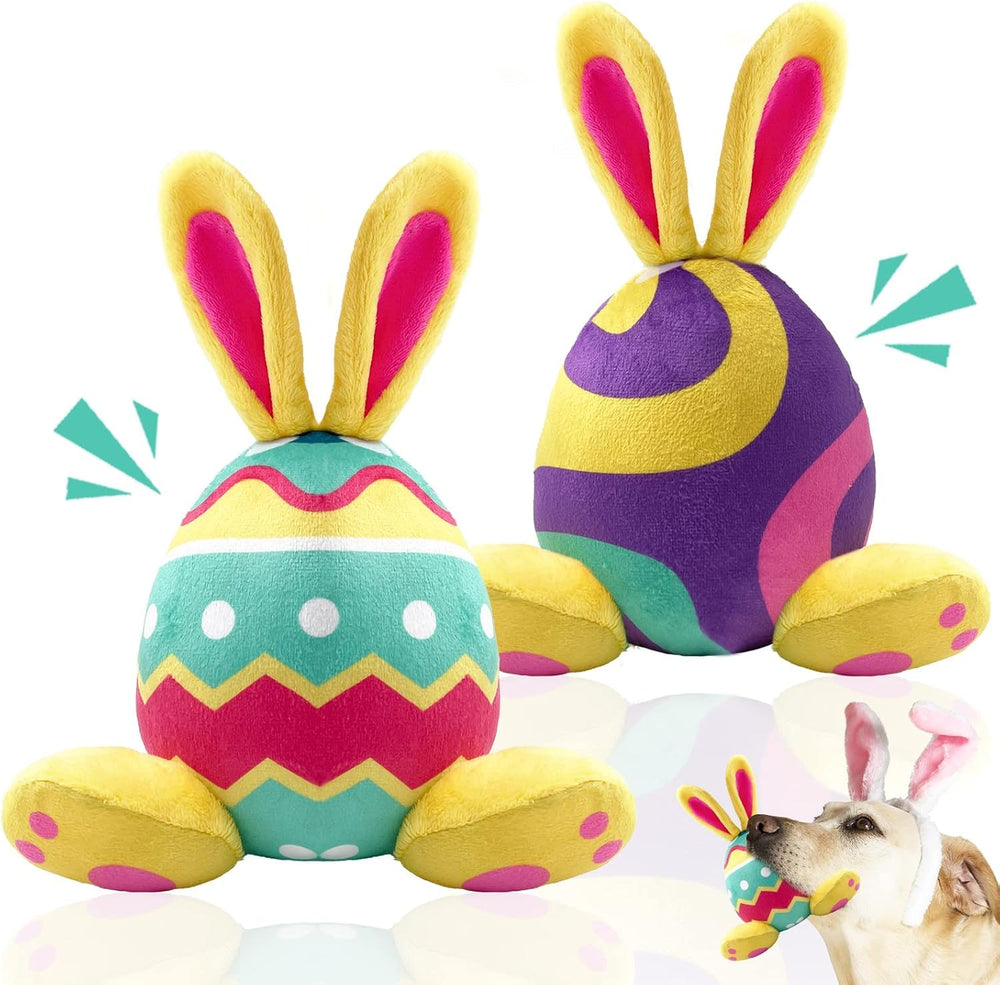 Lepawit Easter bunny plush toy in yellow for soft, gentle play.