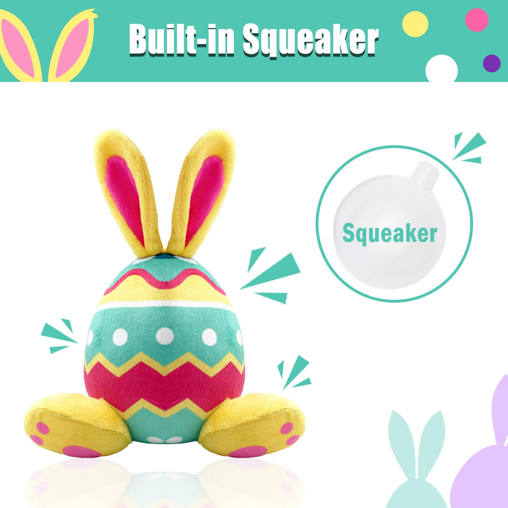 Lepawit Easter dog toy promotes engagement and cuddling during playtime.