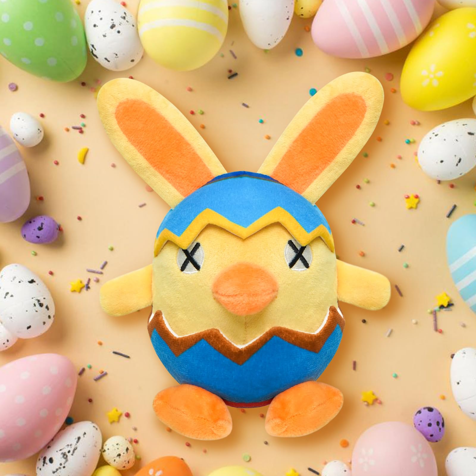Lepawit Easter bunny toy with round squeaker for engaging play.