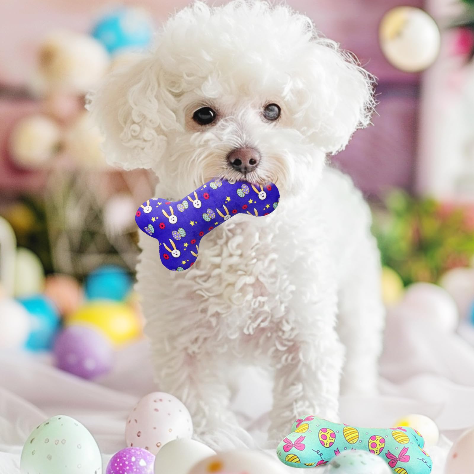 Lepawit Easter dog toy set for indoor fun and training sessions