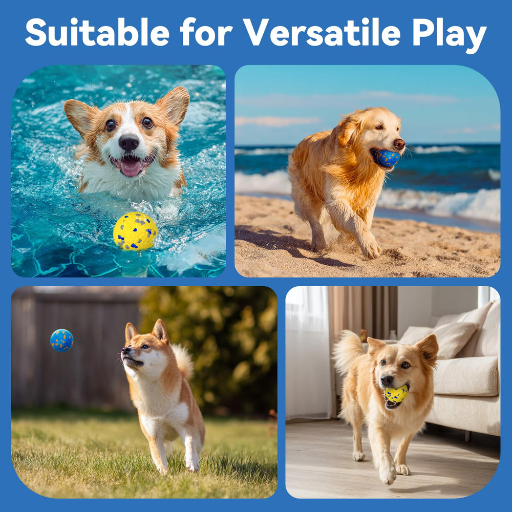 Lepawit four-pack dog toys ideal for daily fetch routines.
