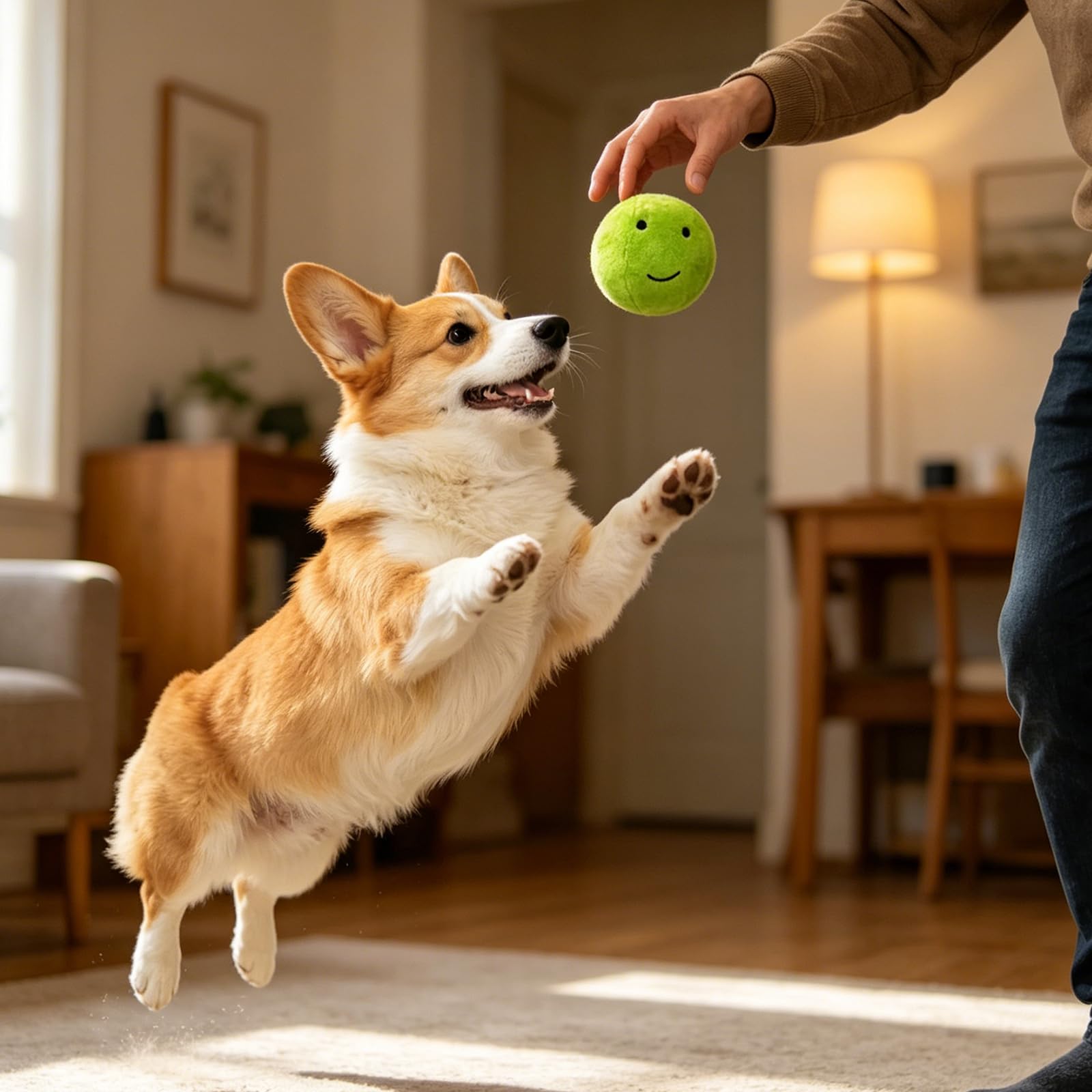 Compact set suits small and medium dogs well.
