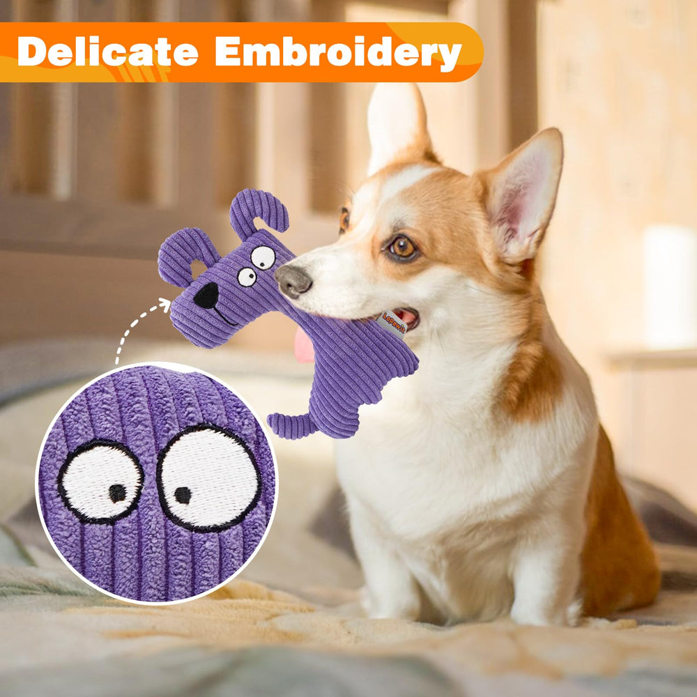 Non-shedding materials used in Lepawit dog toy for clean play.