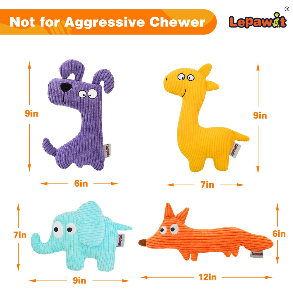 Dimensions of Lepawit toy: 9.1 inches by 5.9 inches for small dogs.