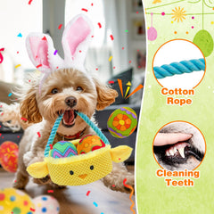 Lepawit squeaky interactive puzzle toy with crinkle boosts engagement.