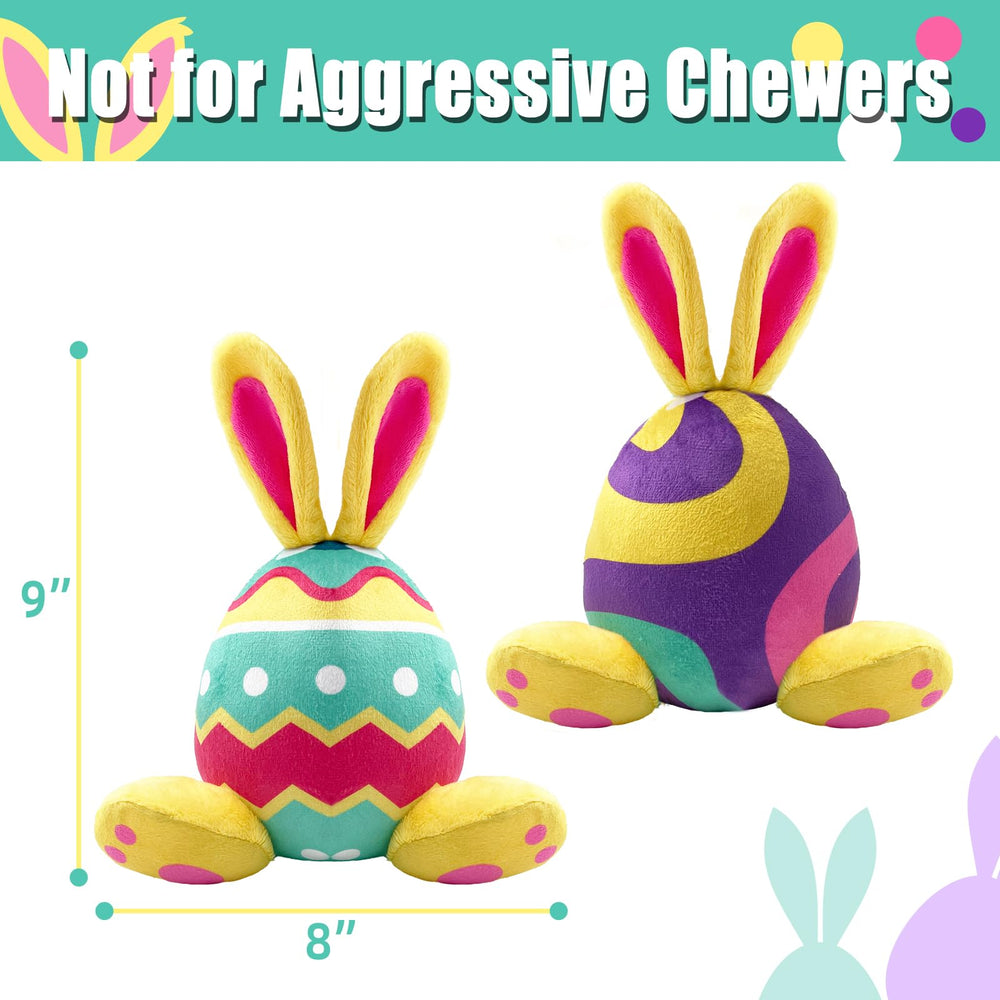 Lepawit two-pack Easter dog toy set for varied play.
