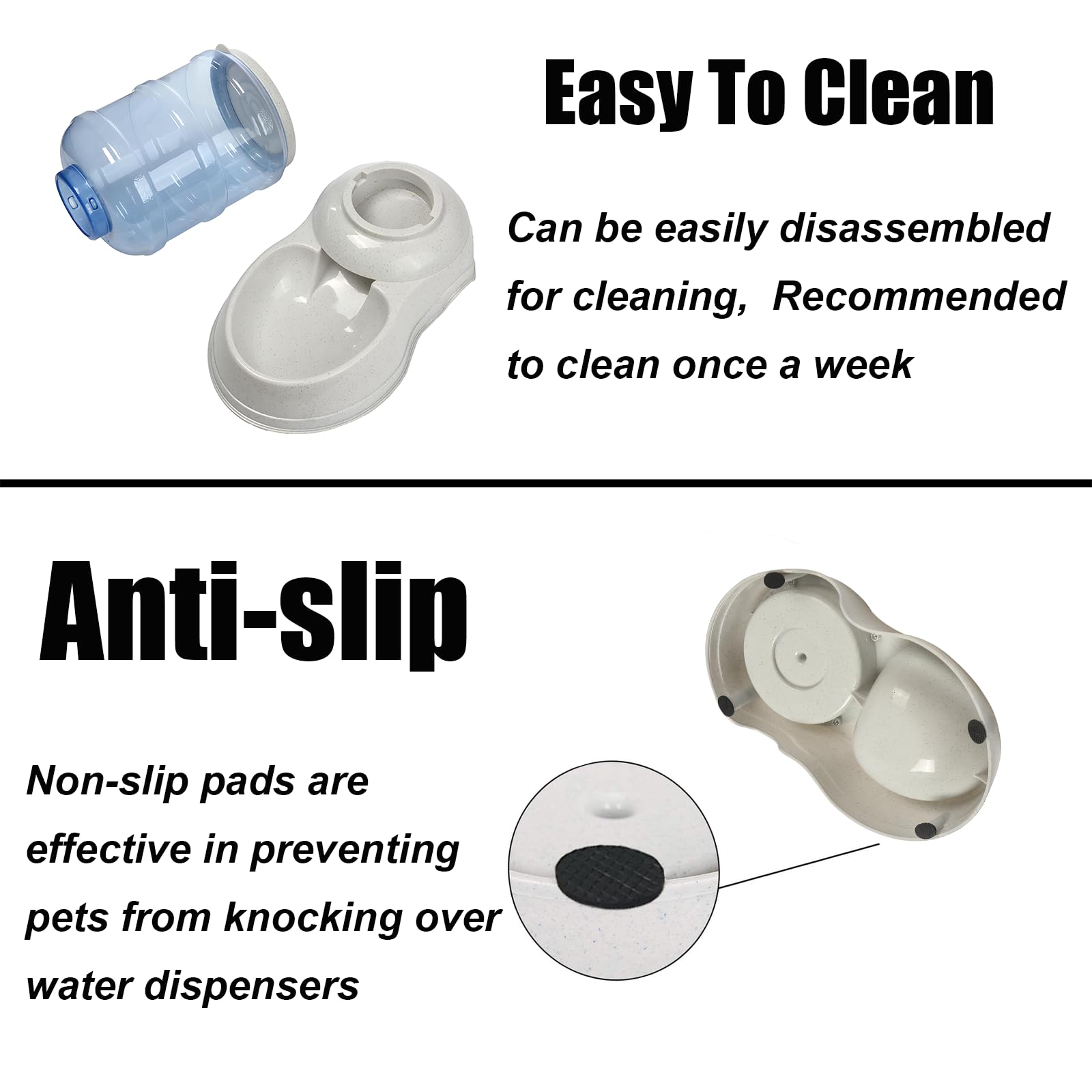 Leptzoa transparent water tank helps monitor levels at a glance.