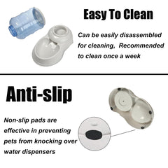 Leptzoa transparent water tank helps monitor levels at a glance.