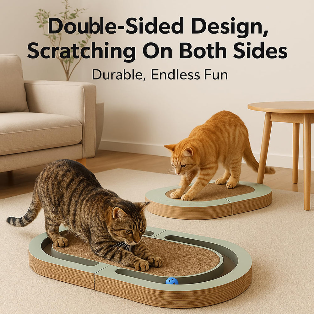 LEQOS extra-long 26x11-8 inch surface provides ample scratching area