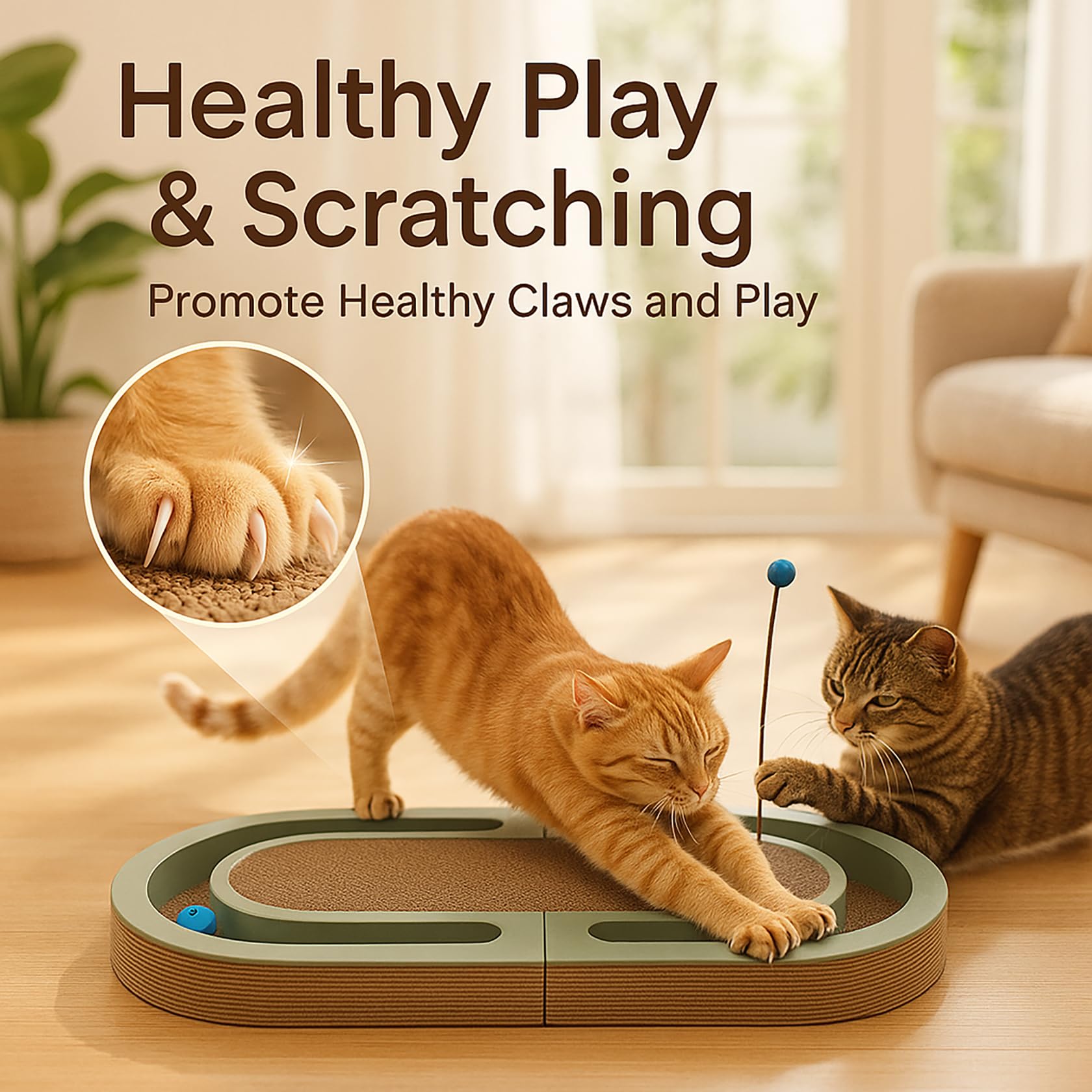 LEQOS double-sided scratch board offers twice the scratching surface