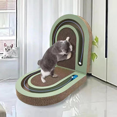 LEQOS extra-long folding scratch pad; double-sided surface for extended scratching sessions