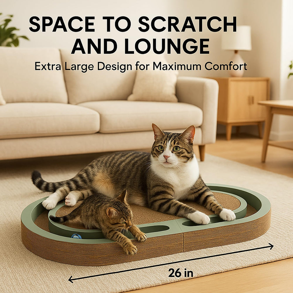 LEQOS furniture-protection scratch bed helps keep claws off furniture
