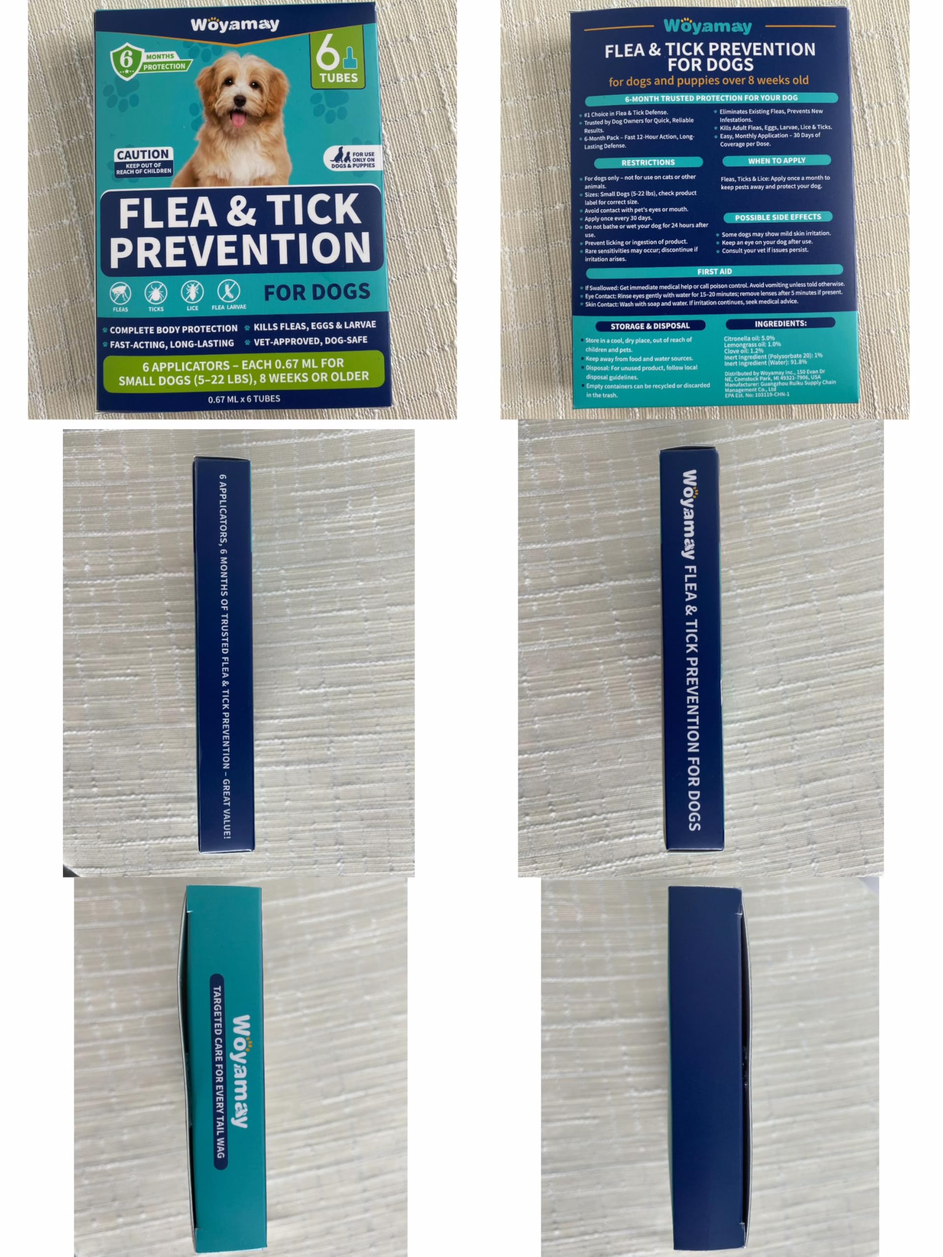 Lerqua easy-to-use topical drops applied to the back of the neck.