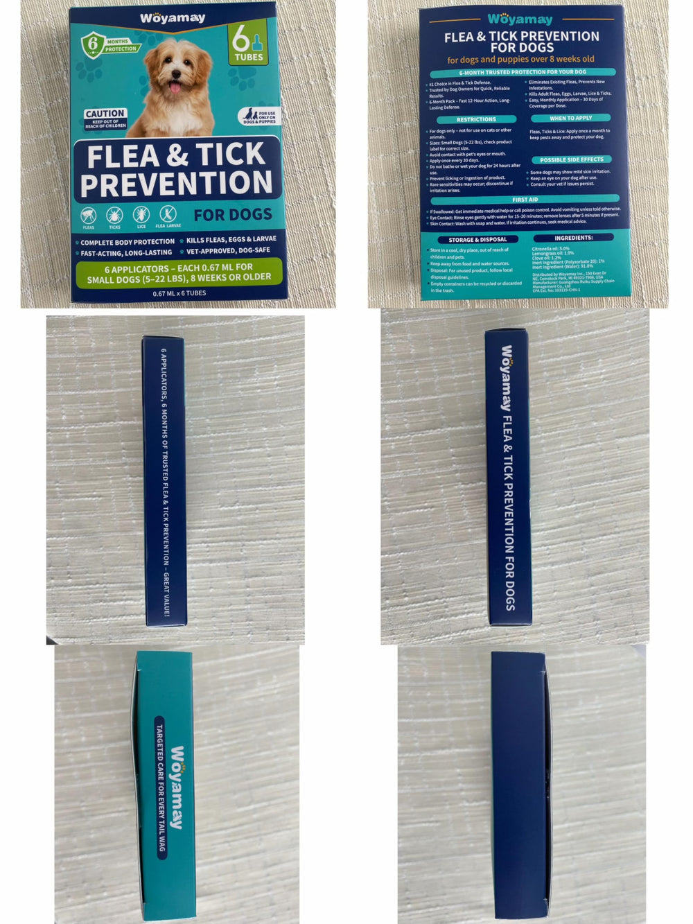 Lerqua easy-to-use topical drops applied to the back of the neck.