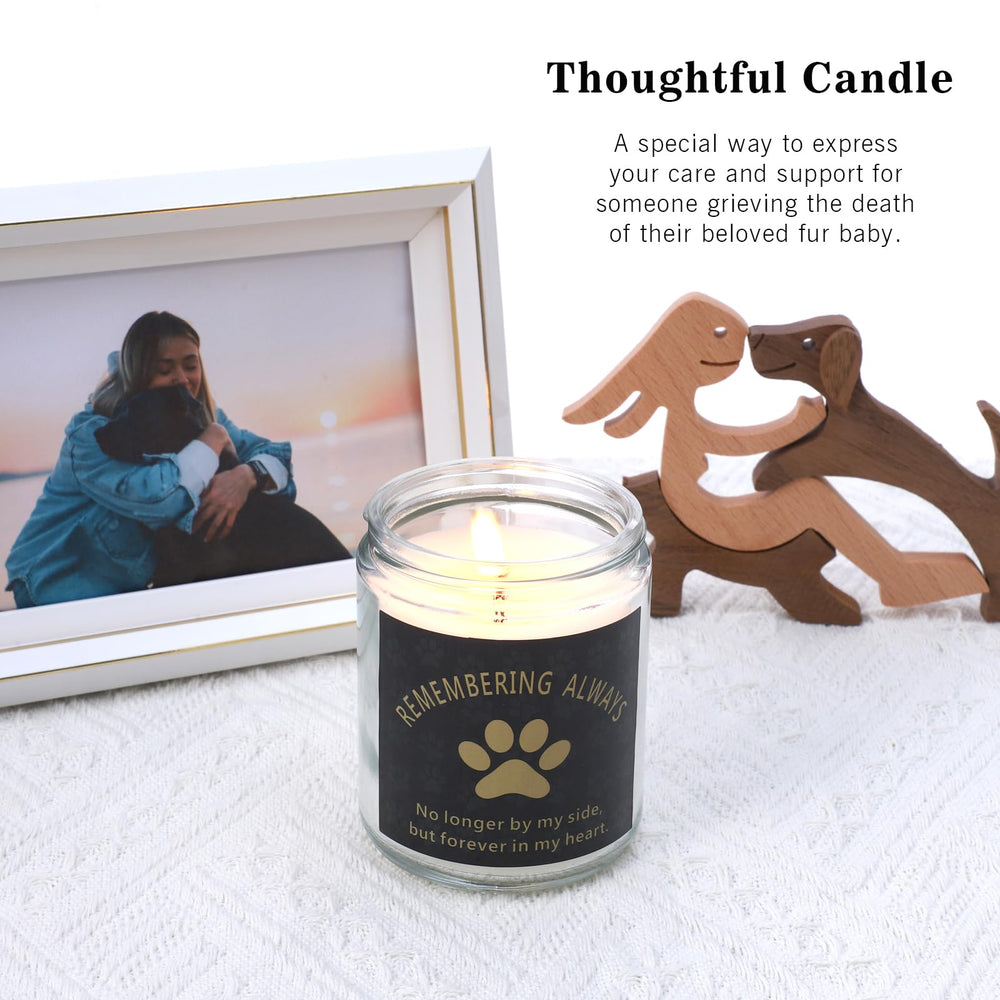 LESEN remembrance keychain dog heart engraving keeps memory close.