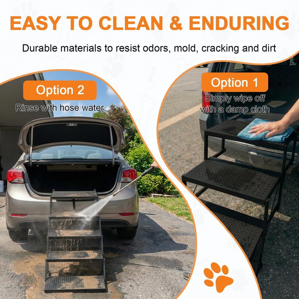 Lesguyor indoor or car-use stairs ease joint-friendly climbs