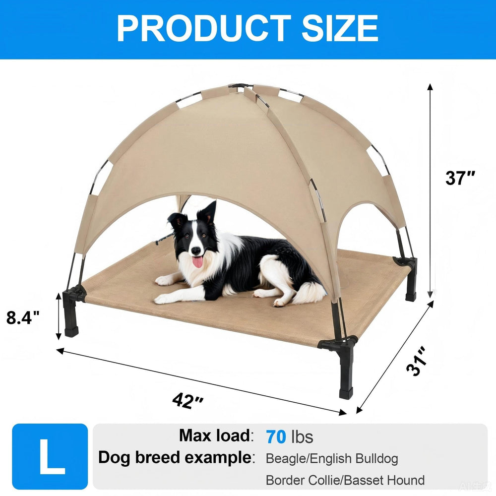 Lesguyor tool-free assembly makes setup quick for camping or travel.
