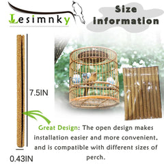 Lesimnky disposable perch covers in pack ready for quick change.