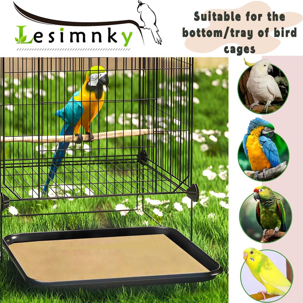 Lesimnky easy-clean bird cage liner keeps cage floors hygienic.