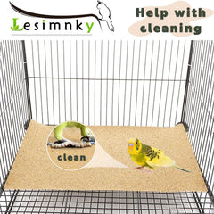 Lesimnky natural sea sand paper for beak and claw maintenance.