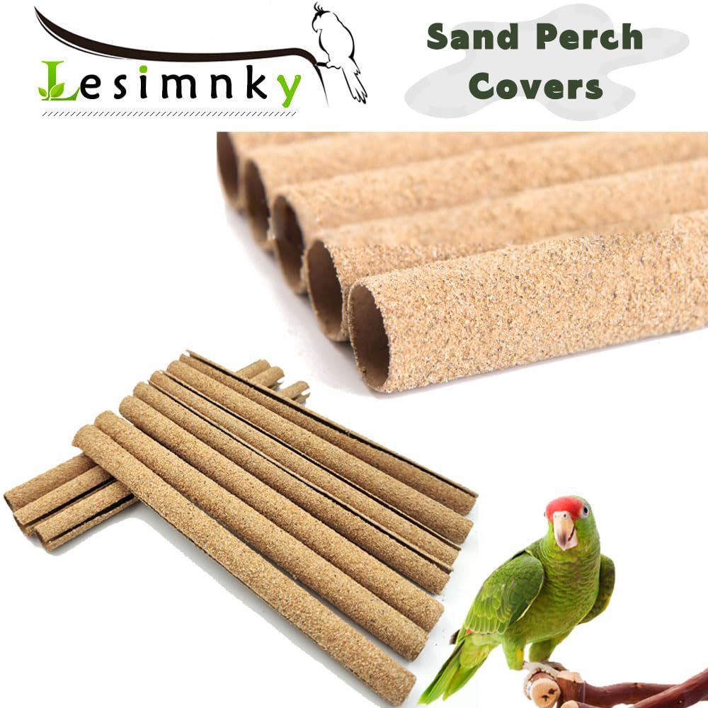 Lesimnky small-bird perch covers provide safe resting.
