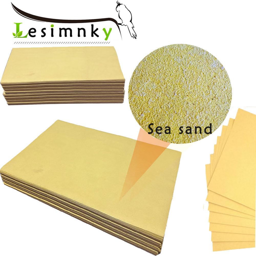 Lesimnky versatile bird cage sandpaper for different cages.
