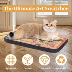 Lesissmer Art Cat Scratcher Velcro strips for safe mounting