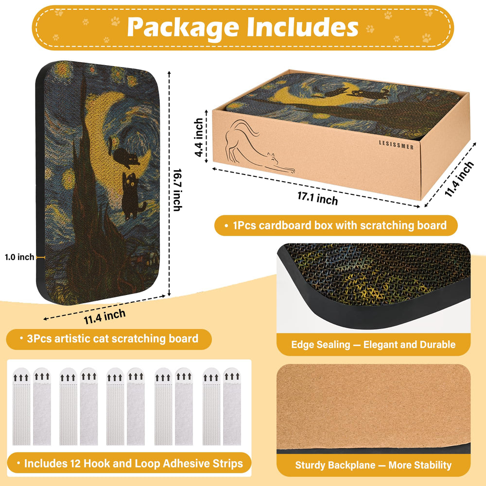 Lesissmer scratch pad tucked inside box creates cozy rest spot