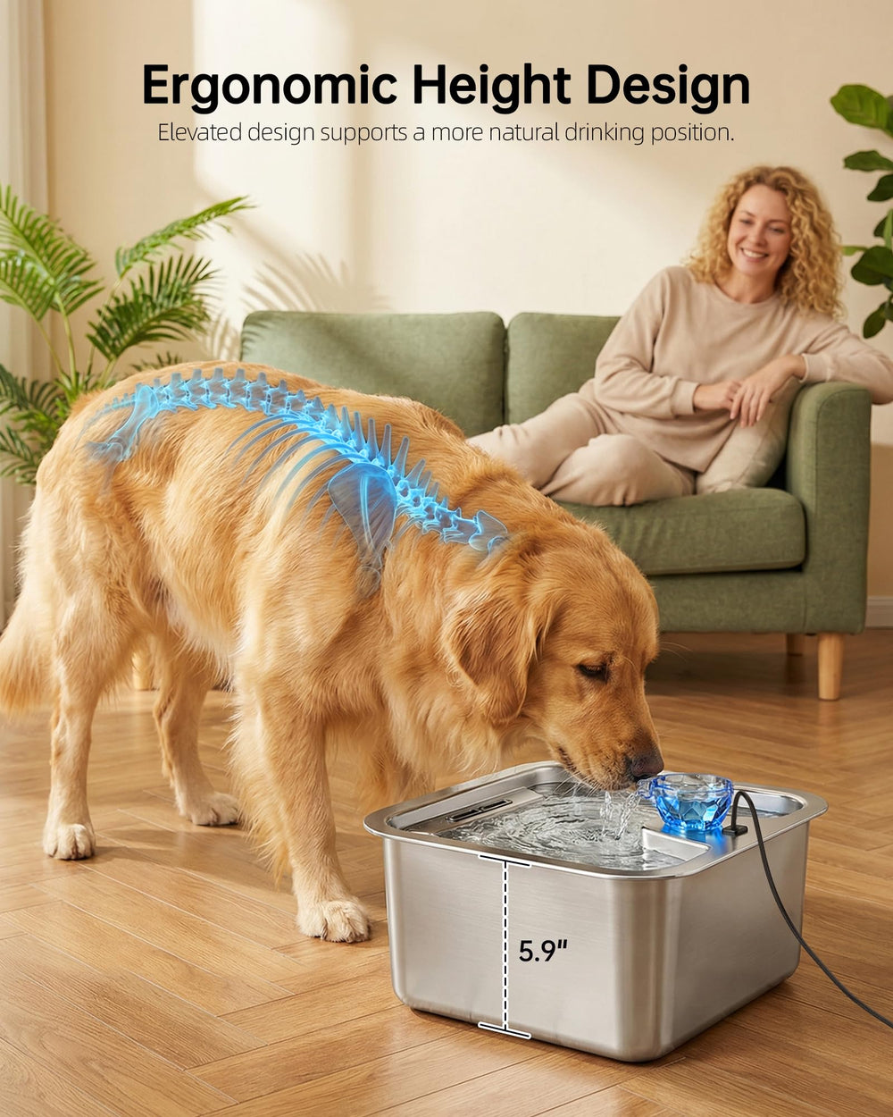 Lesotc seven-layer filtration system purifies drinking water.
