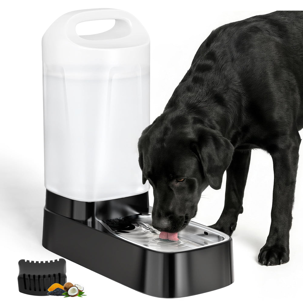 Lesotc automatic dog water dispenser with large capacity reduces refills for busy households.