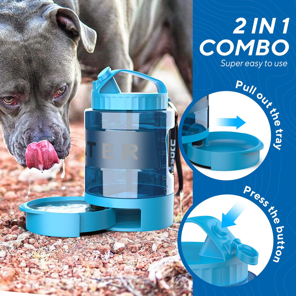 Lesotc BPA-free ABS material ensures safe, durable water bottles for pets.