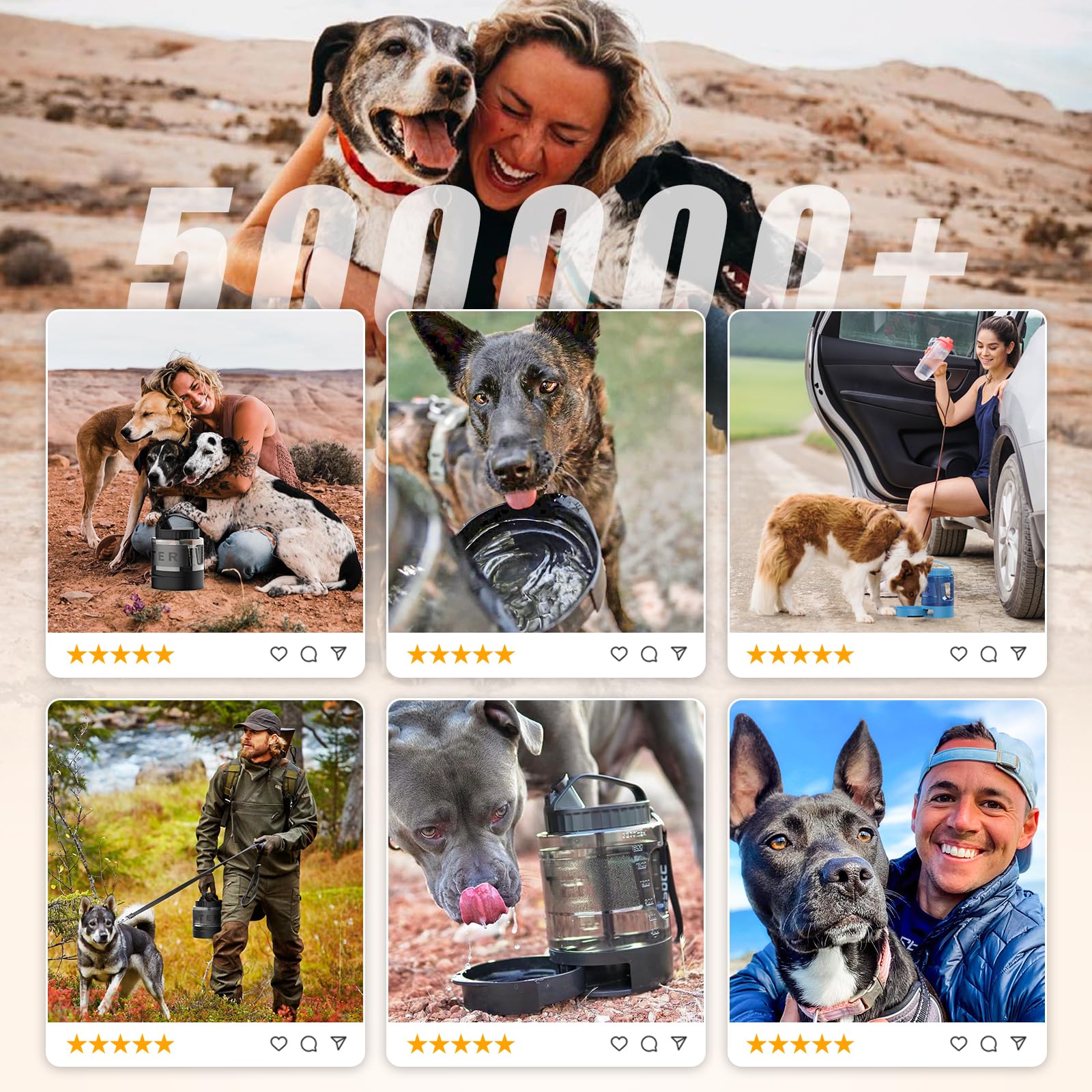 Lesotc capacity markers help track your pet's water intake.