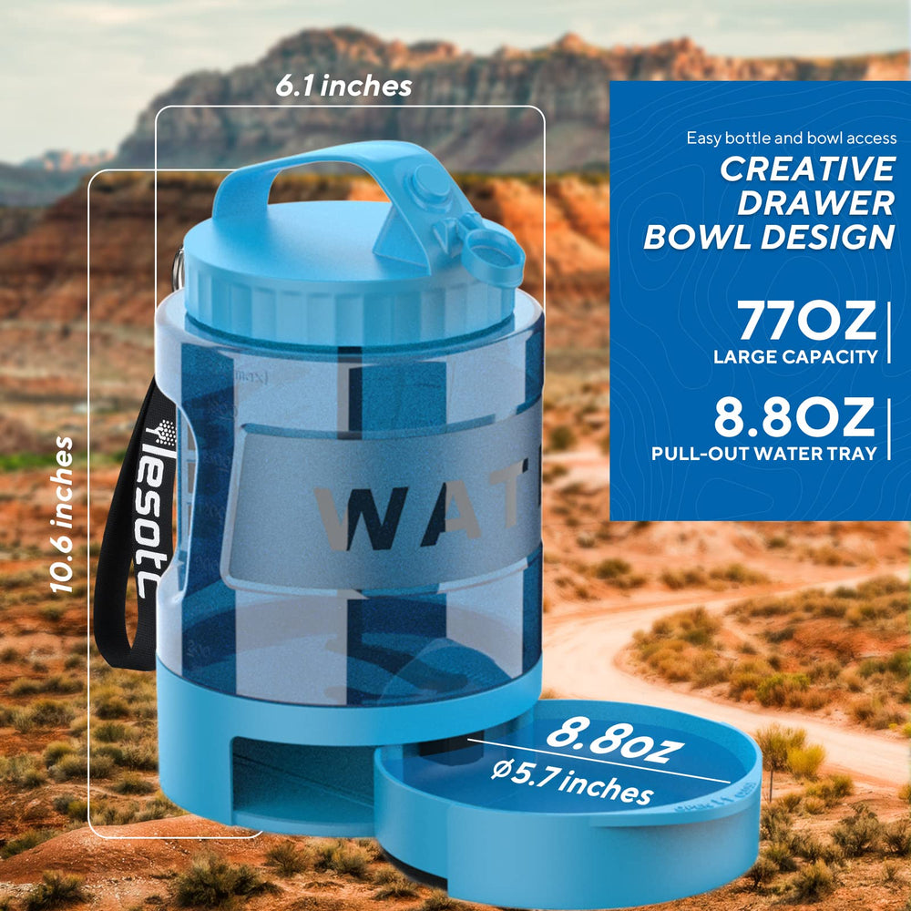 Lesotc easy-clean removable bowl simplifies post-trip maintenance.