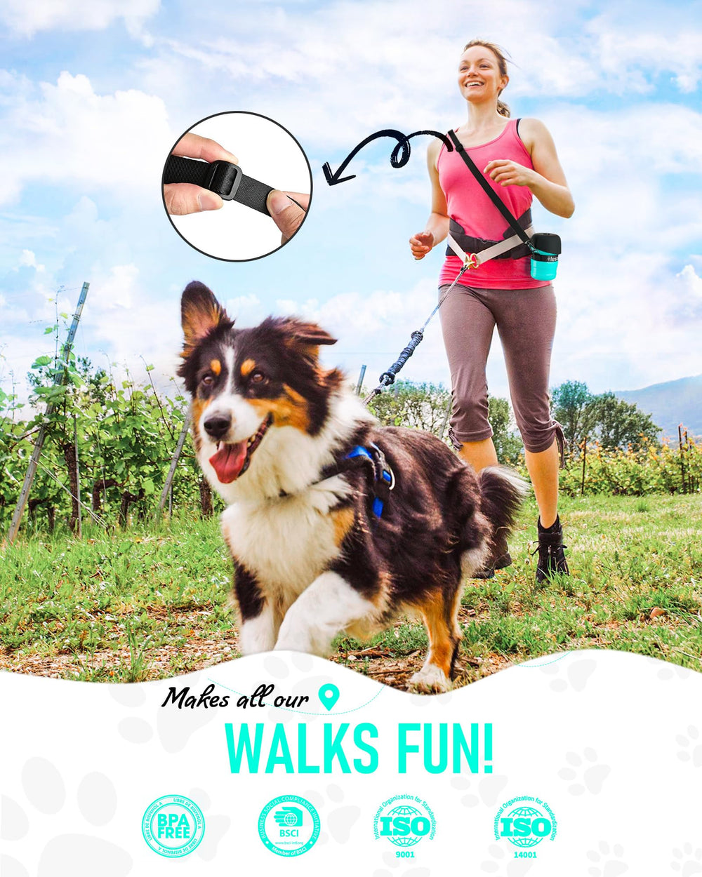 Lesotc leak-proof push-button lock helps prevent spills on outdoor trips.