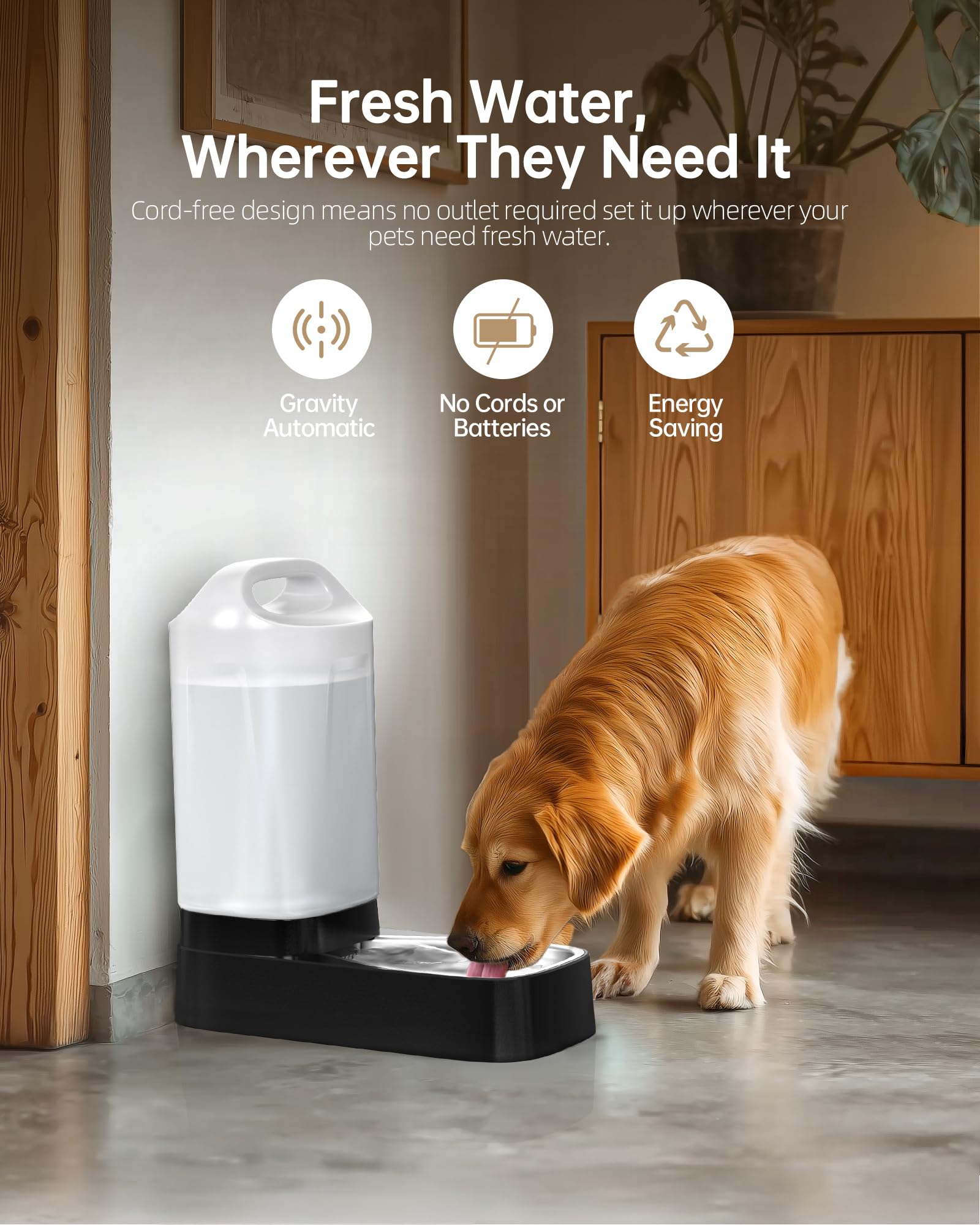 Lesotc gravity-powered feeder works without electricity for flexible placement.