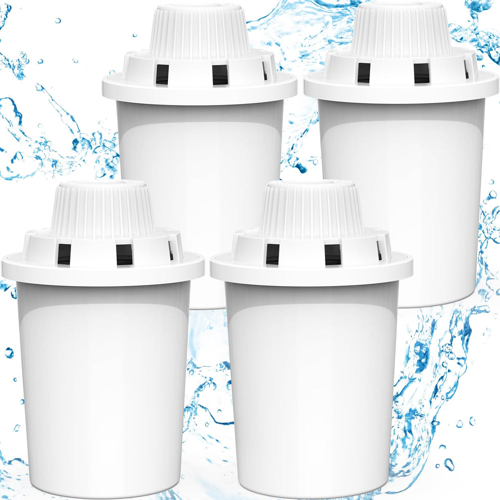 Lesotc pet water fountain filter 4-pack packshot shows clean hydration for dogs.