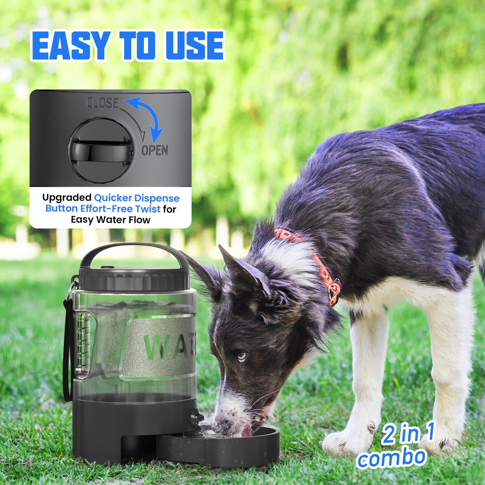Lesotc twist-to-dispense design makes easy hydration on walks and hikes.