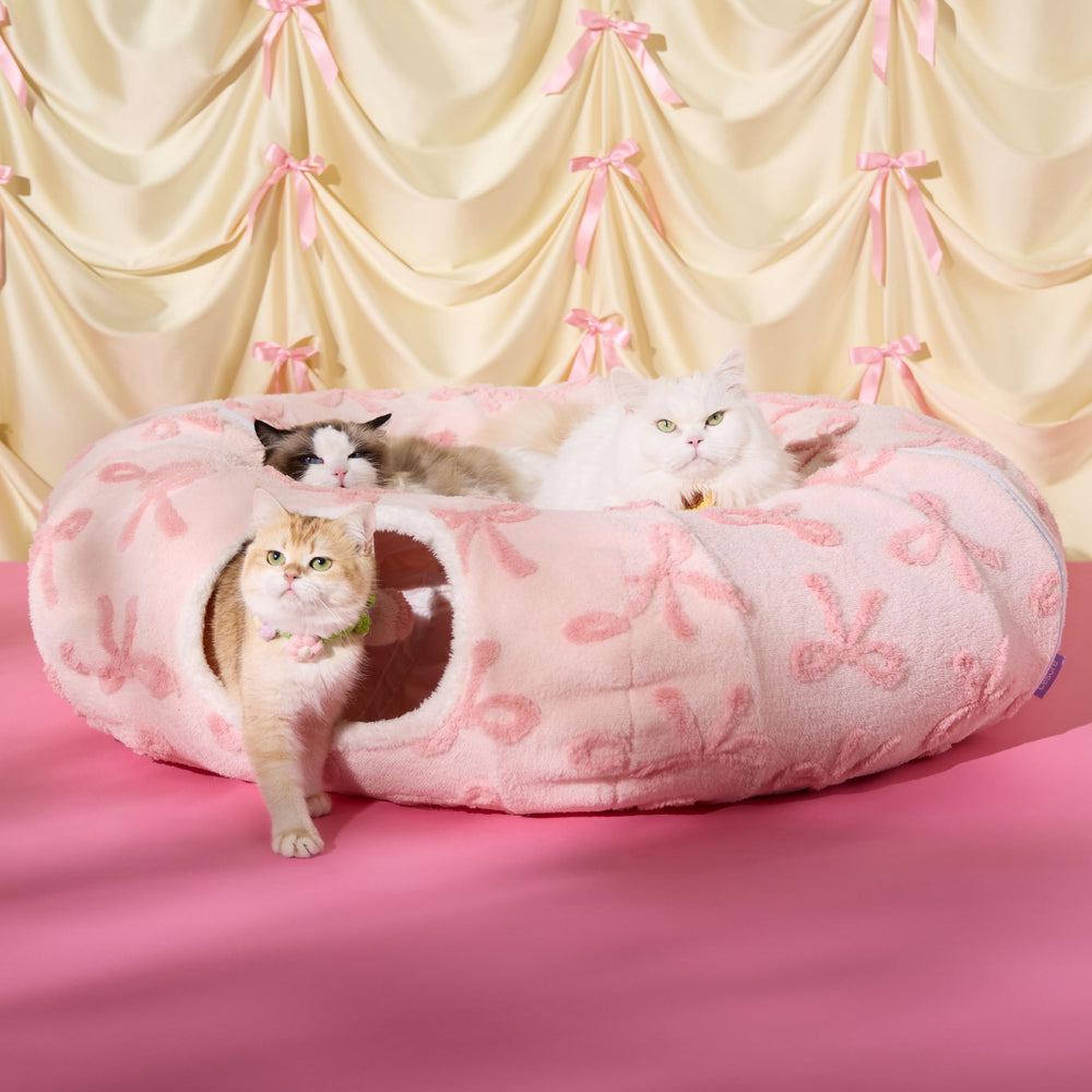 LE SURE Lesure tunnel bed machine-washable inner cushion for easy cleaning.