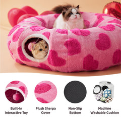 LE SURE Lesure cat tunnel bed creates a stylish, cozy pet oasis in any room.