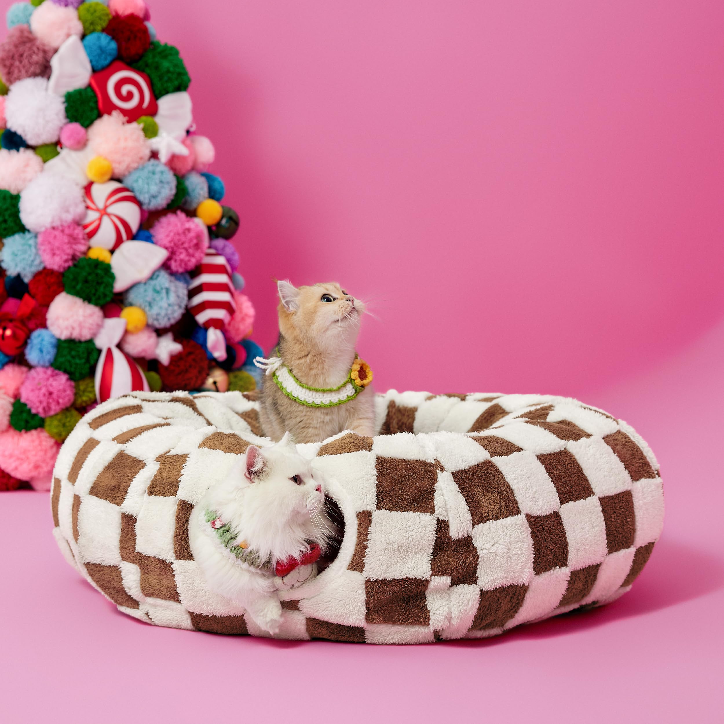 LE SURE Lesure cat tunnel bed non-slip bottom keeps it steady