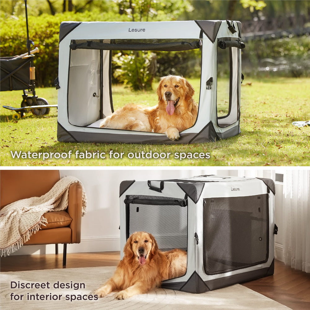 LE SURE removable sherpa mattress for quick cleaning and comfort.