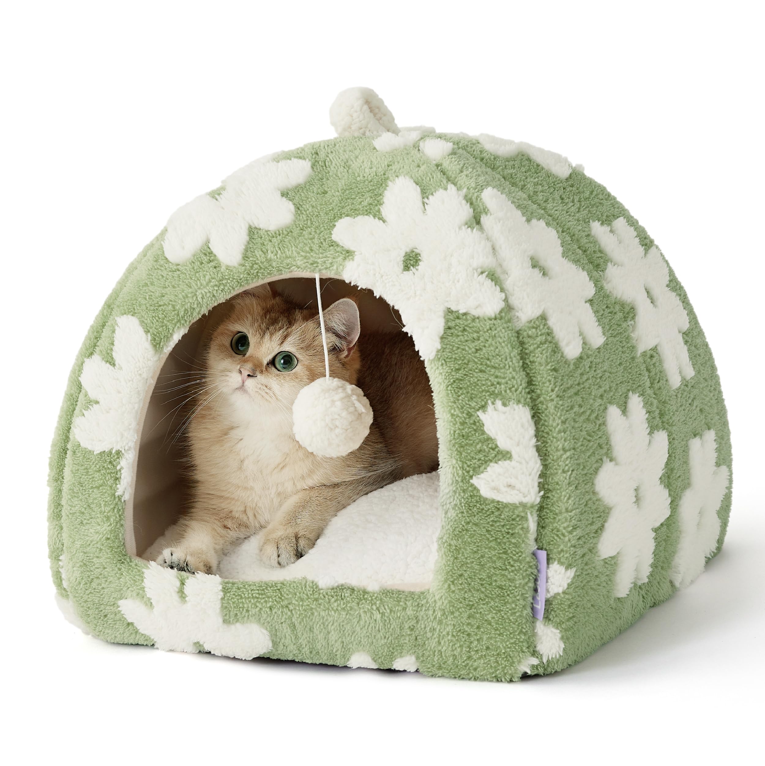 LE SURE Lesure 2-in-1 cat cave bed offers a cozy retreat for kittens