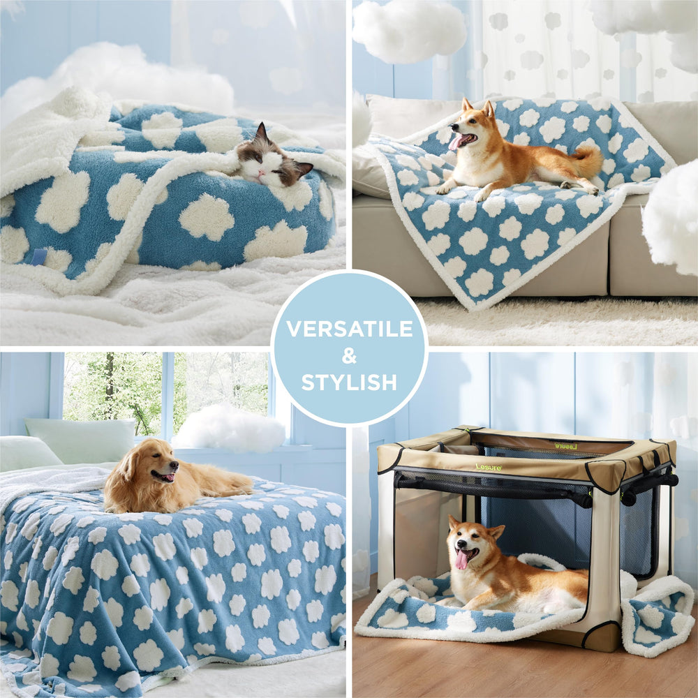 LE SURE blanket used outdoors for travel with pets.