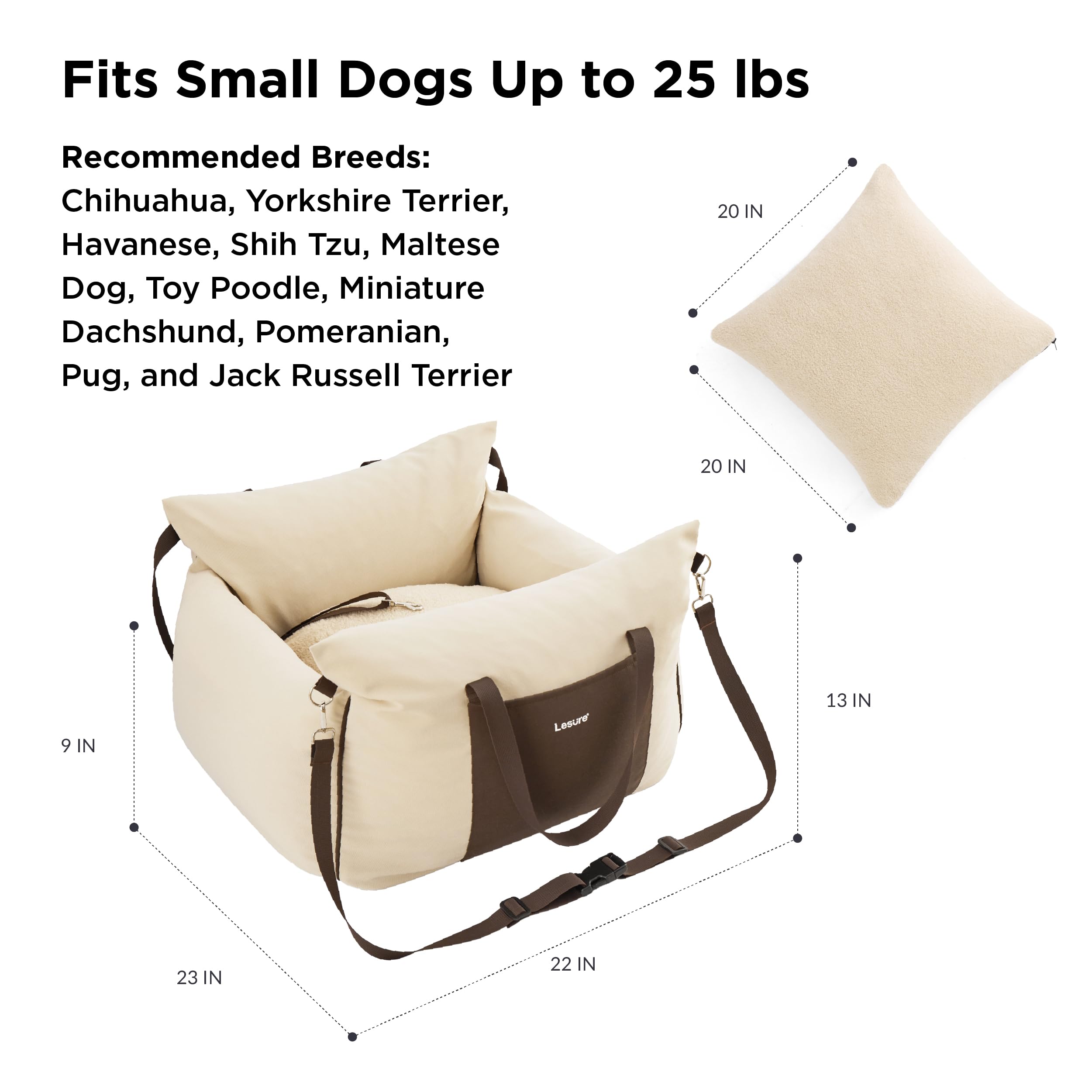 LE SURE Lesure adjustable buckle enables quick secure installation