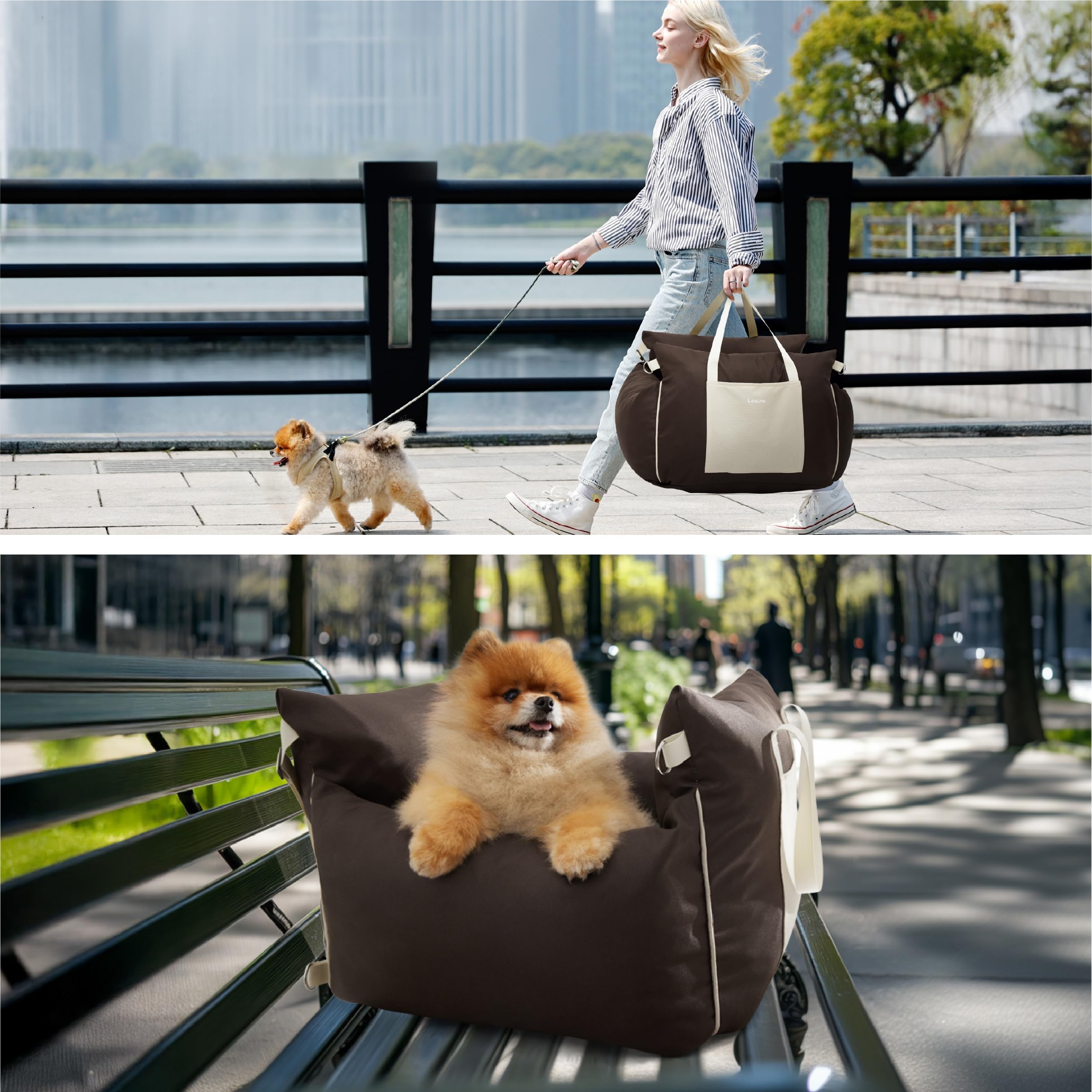 LE SURE Lesure memory foam fill provides supportive, cozy seating.