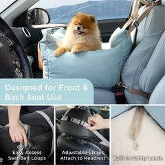 LE SURE Lesure booster with storage pockets keeps essentials handy