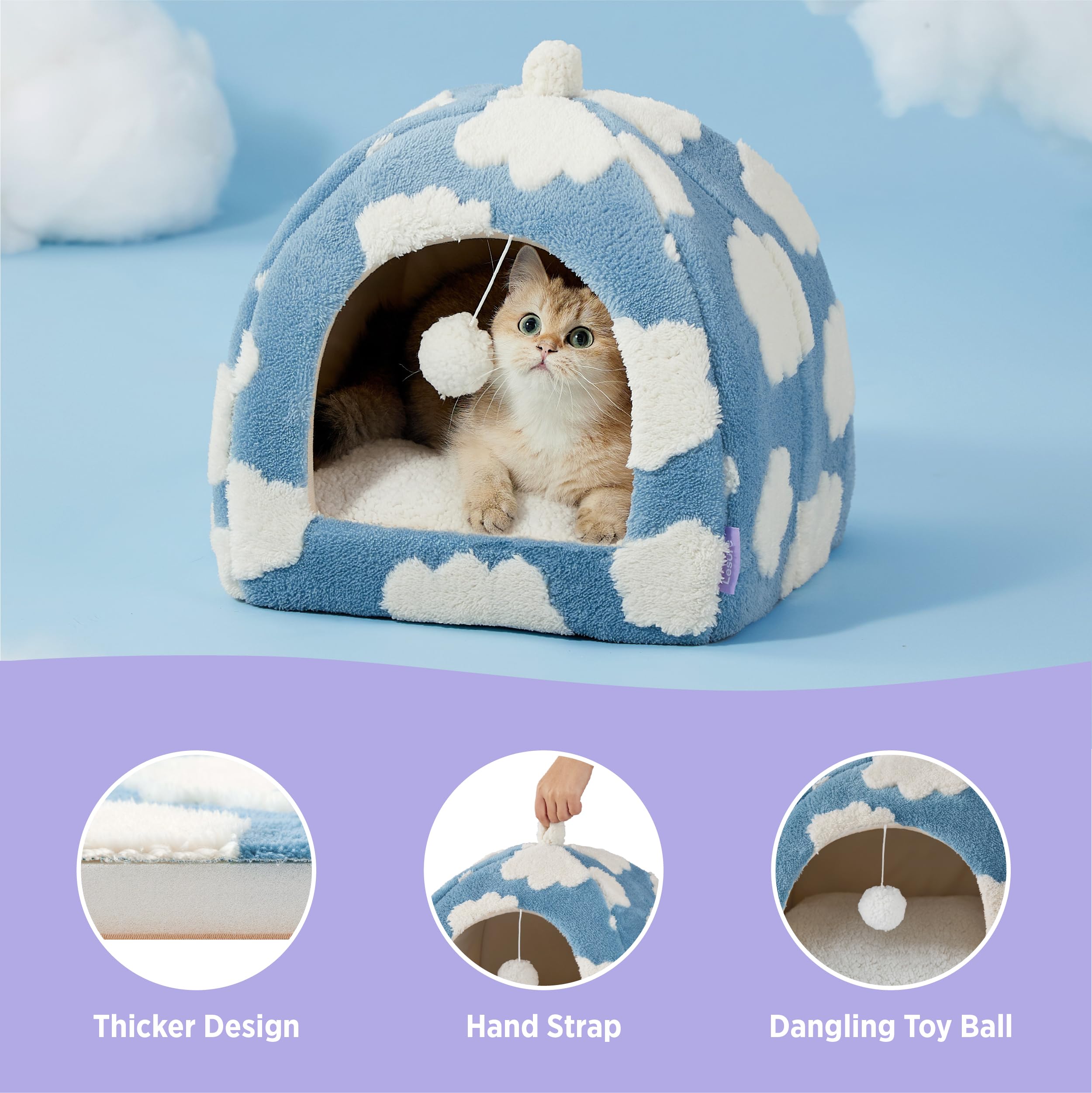 LE SURE ultra-plush Sherpa lining adds warmth and softness
