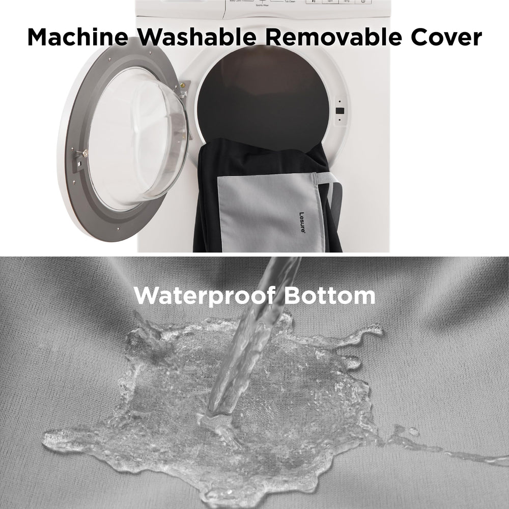 LE SURE Lesure waterproof bottom protects upholstery during spills