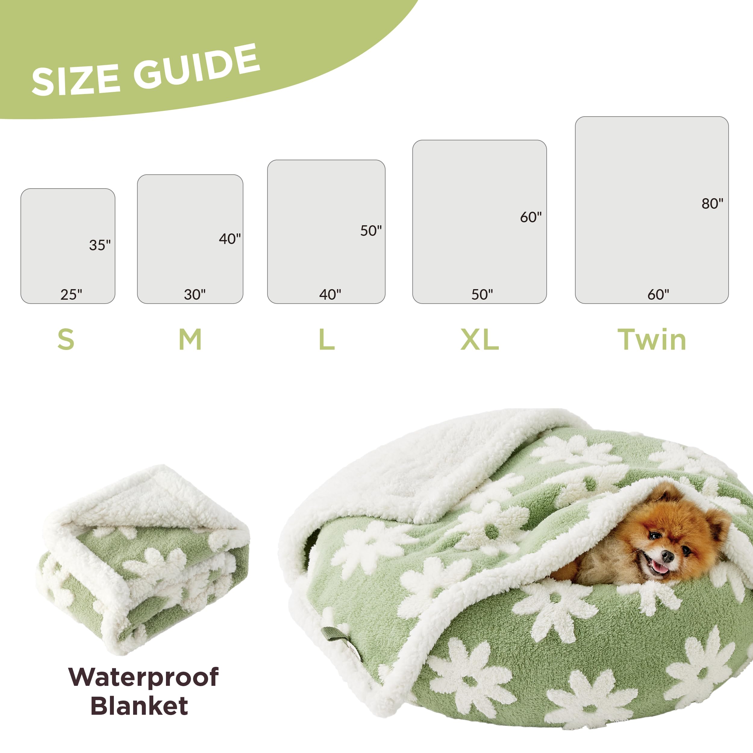 LE SURE waterproof inner lining keeps surfaces dry and clean
