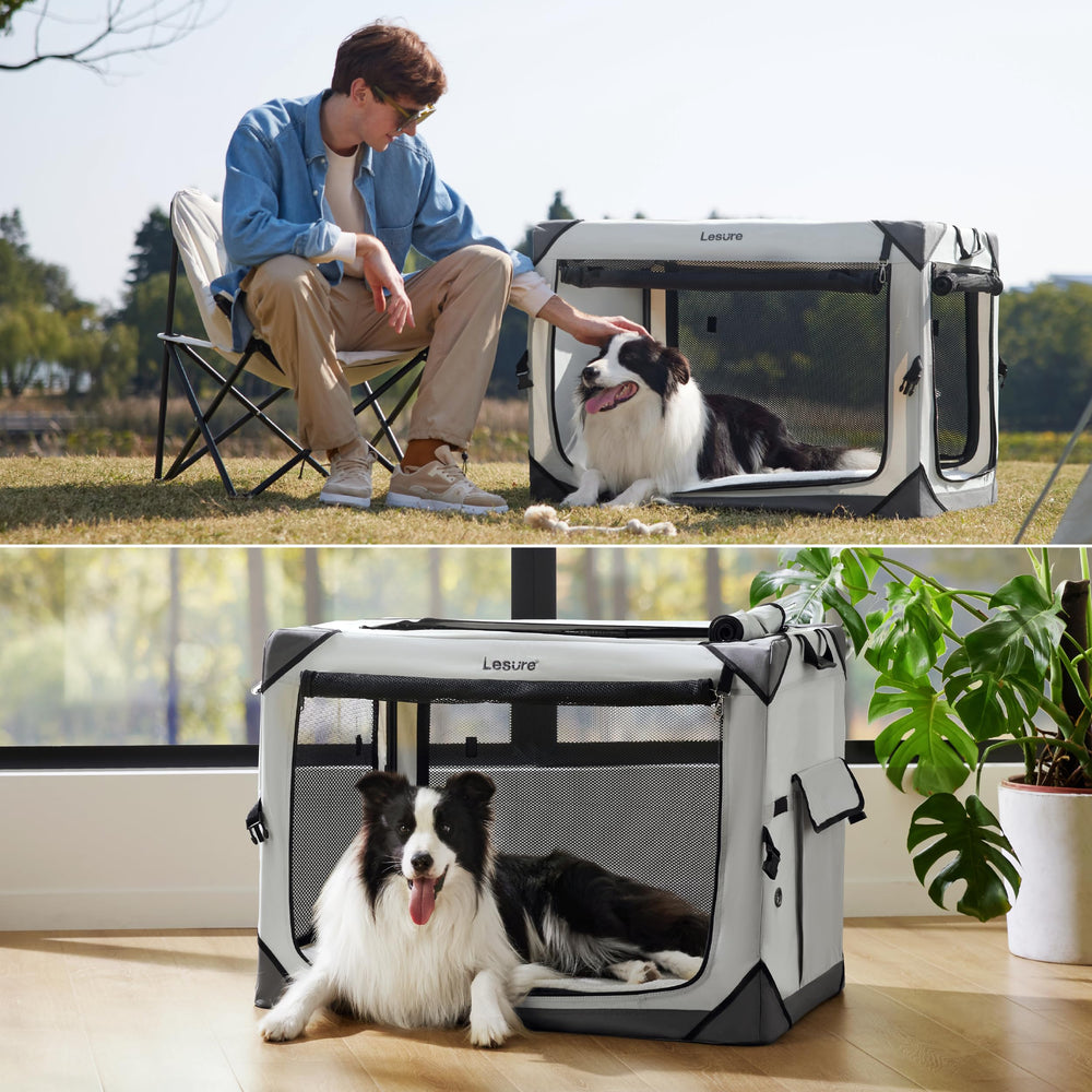 LE SURE Lesure waterproof PVC construction supports easy cleaning and quick setup.